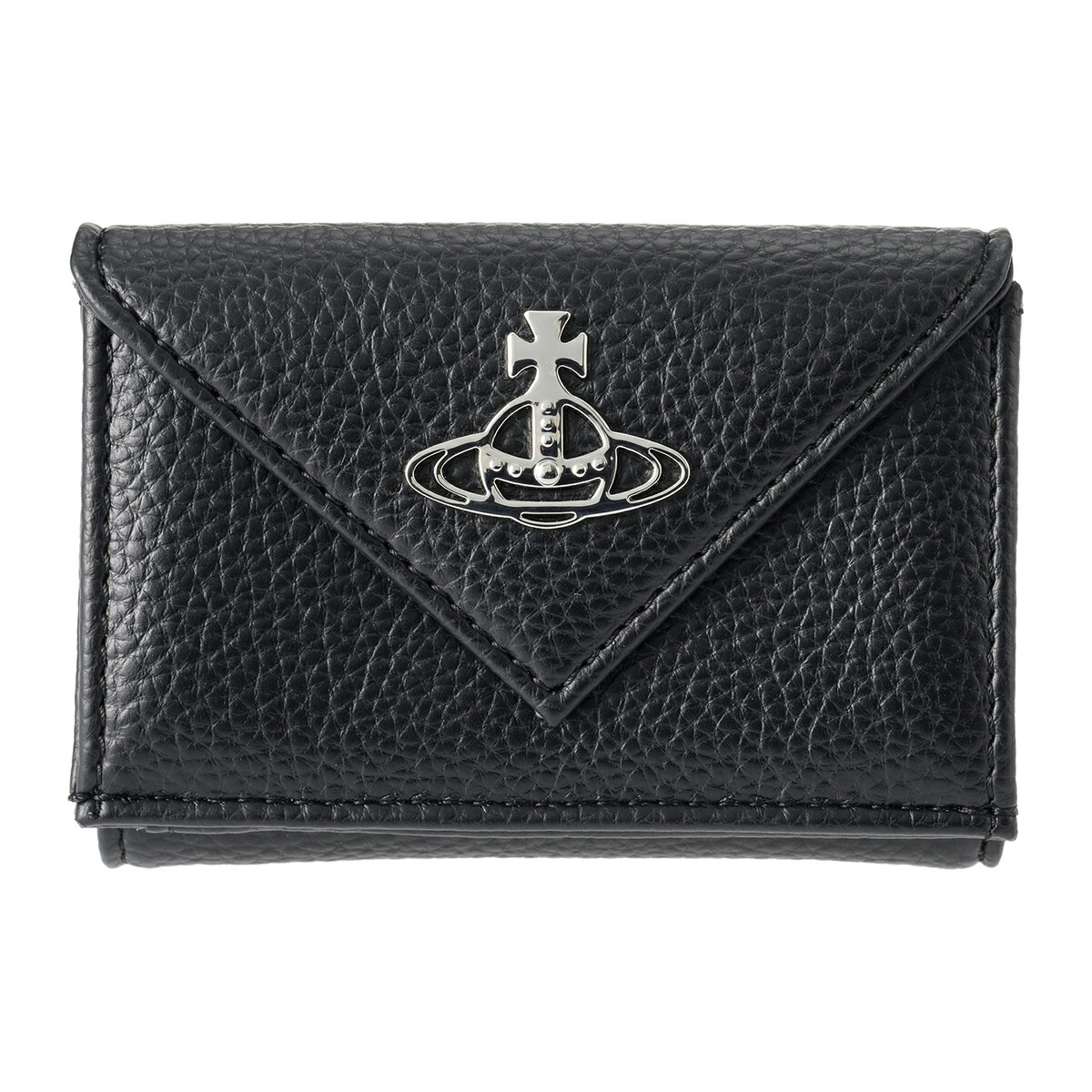 即発 ● Vivienne Westwood 3つ折財布 型押し 黒 ユニセックス 楽天市場】ヴィヴィアン ウエストウッド 3つ折り財布 Vivienne