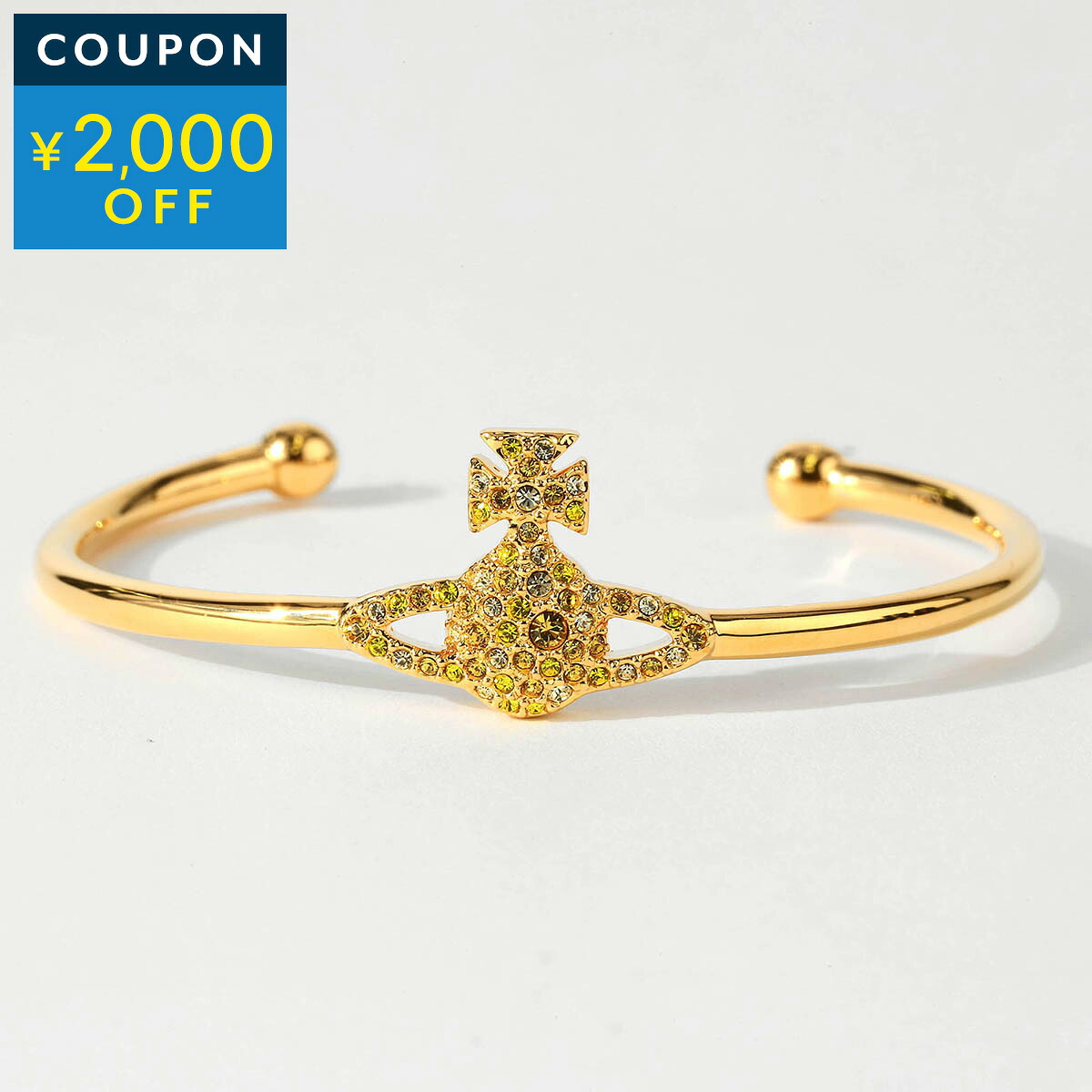 ヴィヴィアン ウエストウッド ブレスレット Vivienne Westwood グレース バス レリーフ 61010007 02R979 レディース ゴールド 金 イエロー 黄色