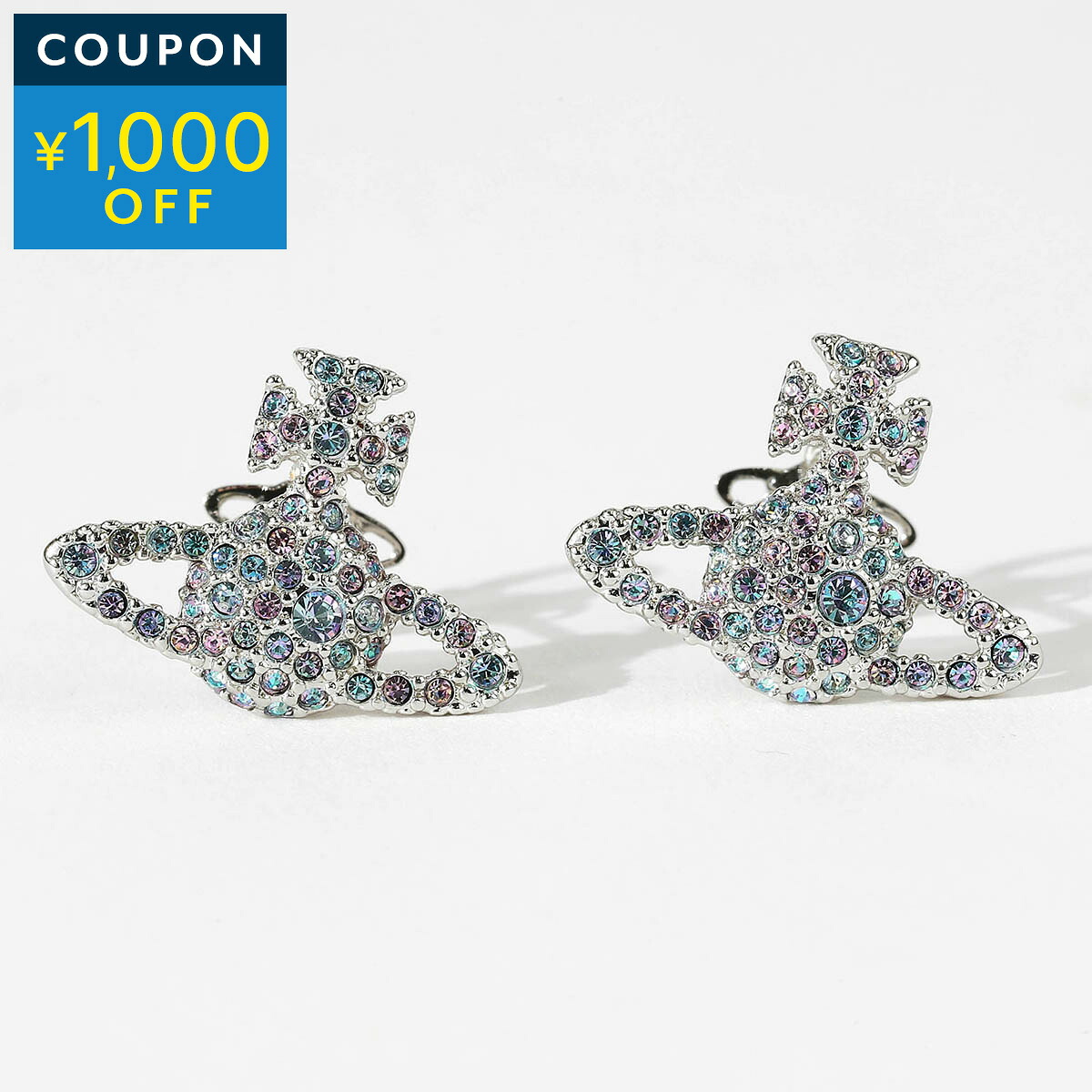 ヴィヴィアン ウエストウッド ピアス Vivienne Westwood グレース バス レリーフ 62010124 02P441 レディース シルバー 銀【P5倍★4/14 20:00～4/15 23:59まで！さらに1万円で1,000円OFF★最大5,000円OFFクーポン配布中】
