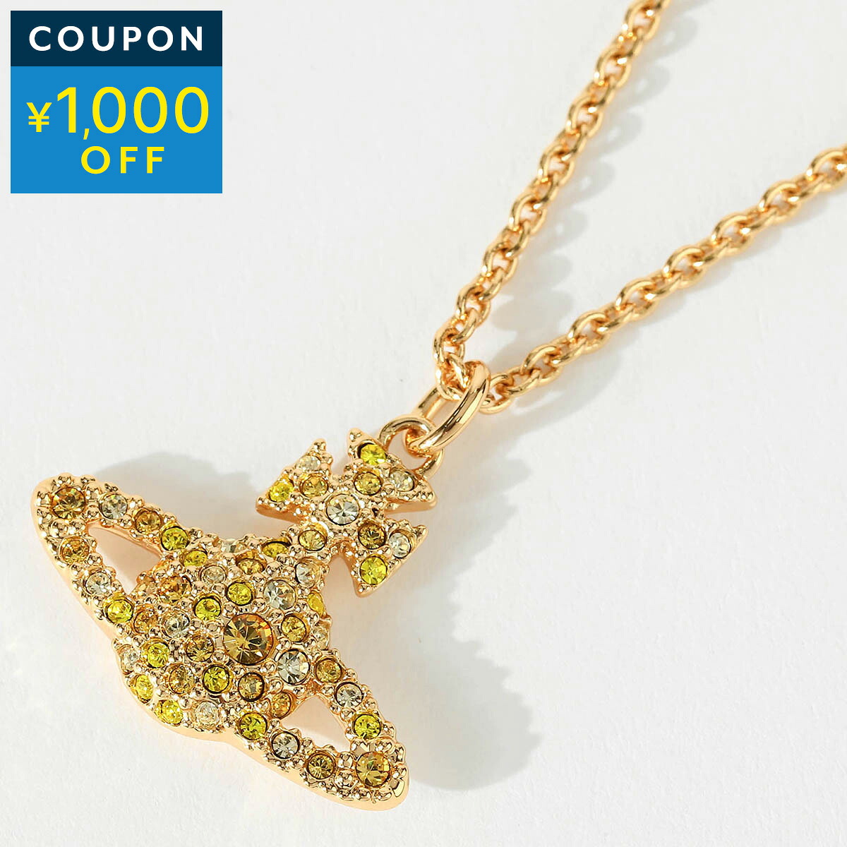 ヴィヴィアン ウエストウッド ネックレス Vivienne Westwood グレース バス レリーフ 63020092 02R979 レディース ゴールド 金 イエロー 黄色【P5倍★4/10限定！さらに1万円で1,000円OFF★最大5,000円OFFクーポン配布中】