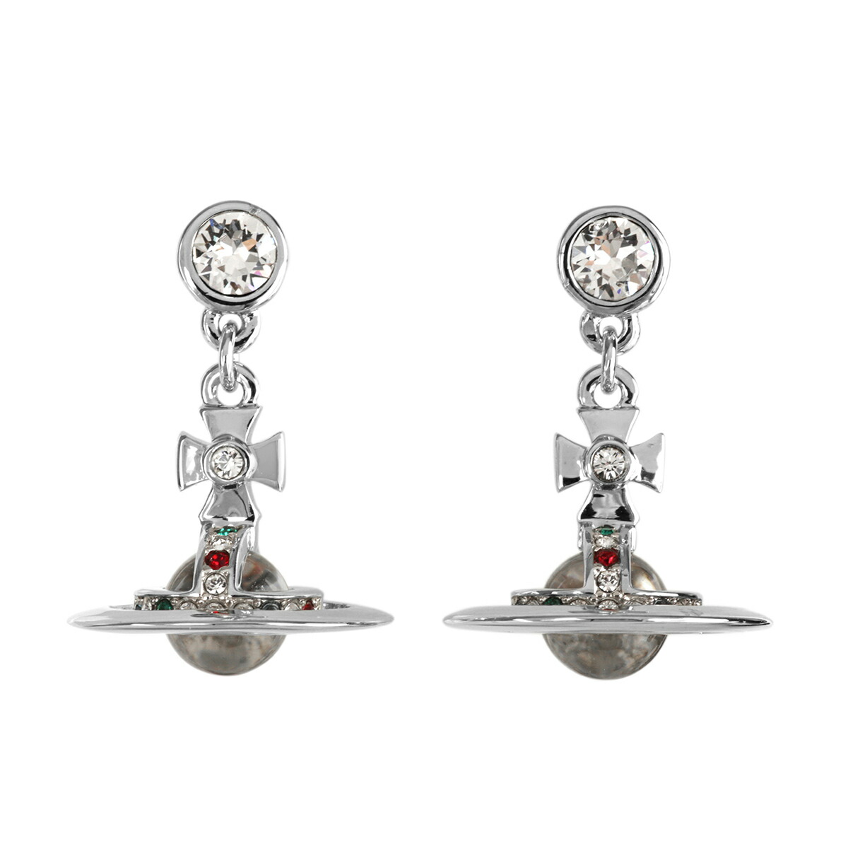 ヴィヴィアン ウエストウッド ピアス Vivienne Westwood ニュー プチ オーブ 62020032 02P019 CN レディース シルバー 銀【1万円で1,000円OFF★最大5,000円OFFクーポン配布中】
