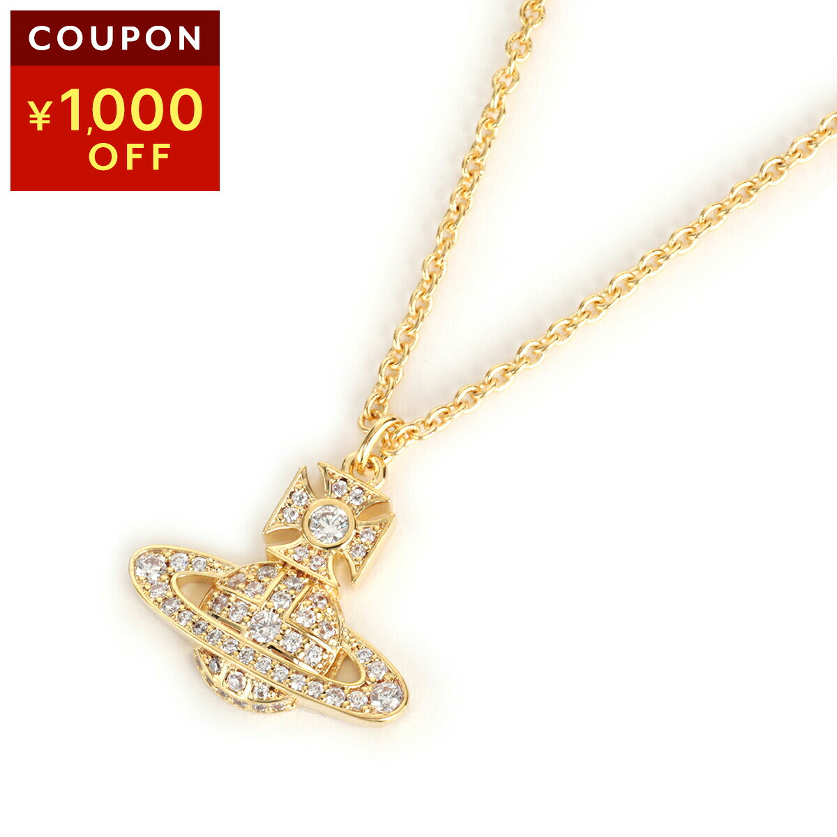 ヴィヴィアン ウエストウッド ネックレス Vivienne Westwood カルメラ バス レリーフ 630203BH 02R102 SM レディース ゴールド 金【1万円で1,000円OFF★最大5,000円OFFクーポン配布中】