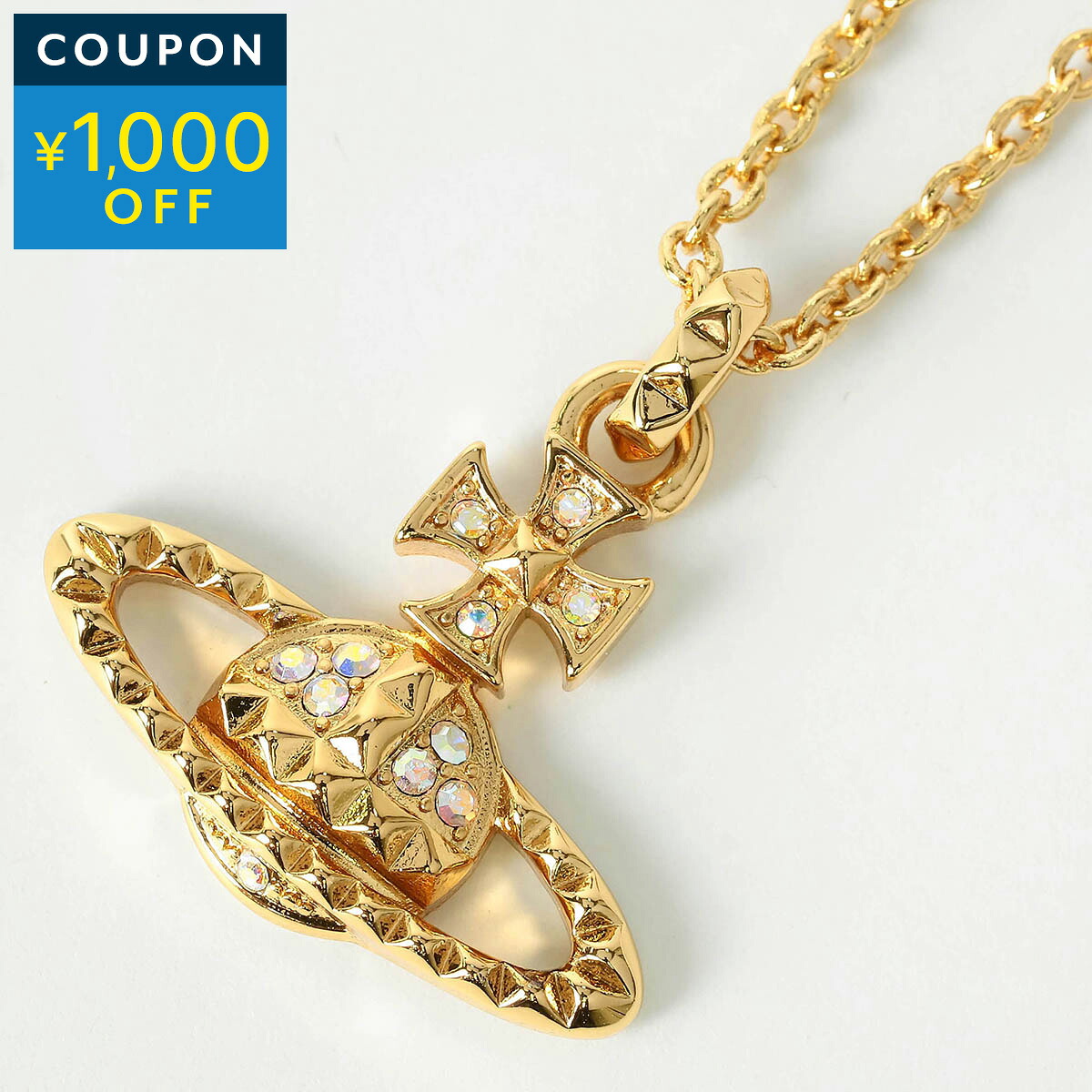 ヴィヴィアン ウエストウッド ネックレス Vivienne Westwood メイフェア バス レリーフ 630203EG 02R115 27723590 R115 レディース ゴールド 金【P5倍 7/30限定！さらに1万円以上で1,000円OFF★最大5,000円OFFクーポン配布中】｜ブランドストリートリング