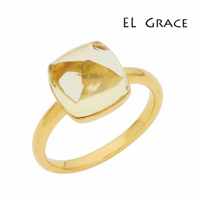 楽天市場】K10YG レモンクォーツ リング【送料無料】【代引手数料無料