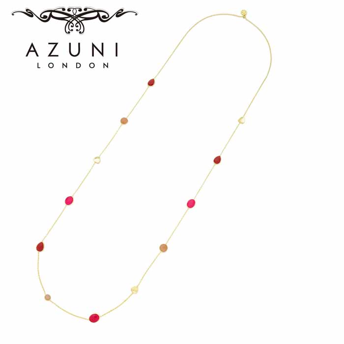 キャサリン妃愛用 AZUNI LONDON天然石　ロング　ステーションネックレス 楽天市場】キャサリン妃着用ブランド AZUNI/アズニ ATHENA