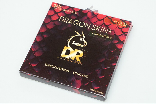 【new】DR STRINGS / DRAGON SKIN+ Stainless for 4st Bass DBS-40 LIGHT (40-100)【GIB横浜】