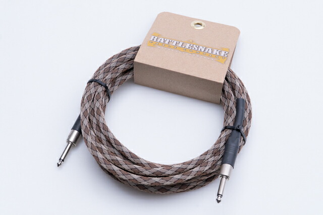 【new】Rattlesnake Cable / 20ft Standard in Snake Weave S/S 【GIB横浜】