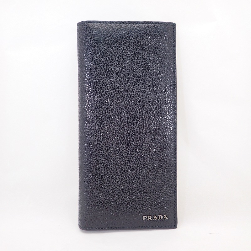 最初の年新作 レザーファスナー小銭入れ二つ折り長財布ブラックメンズ 送料無料 レザーファスナー小銭入れ二つ折り長財布ブラックメンズ プラダ ベストセレクト 中古 Bestselect Prada Horikoshi ホリコシ Prada 安心買い保障できる