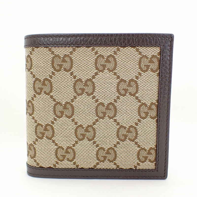 楽天市場】【未使用品】【財布】GUCCI グッチ GGキャンバス 2つ折