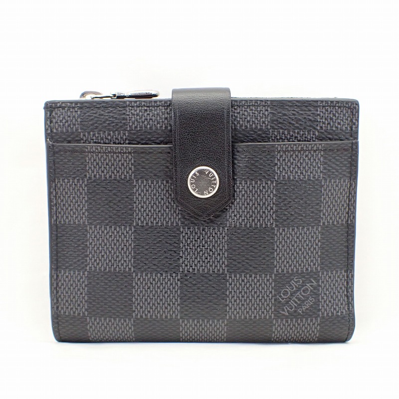 Louis Vuitton ダミエ グラファイト スレンダー 二つ折り財布 楽天市場】ルイヴィトン 2つ折り財布 Louis Vuitton ダミエ