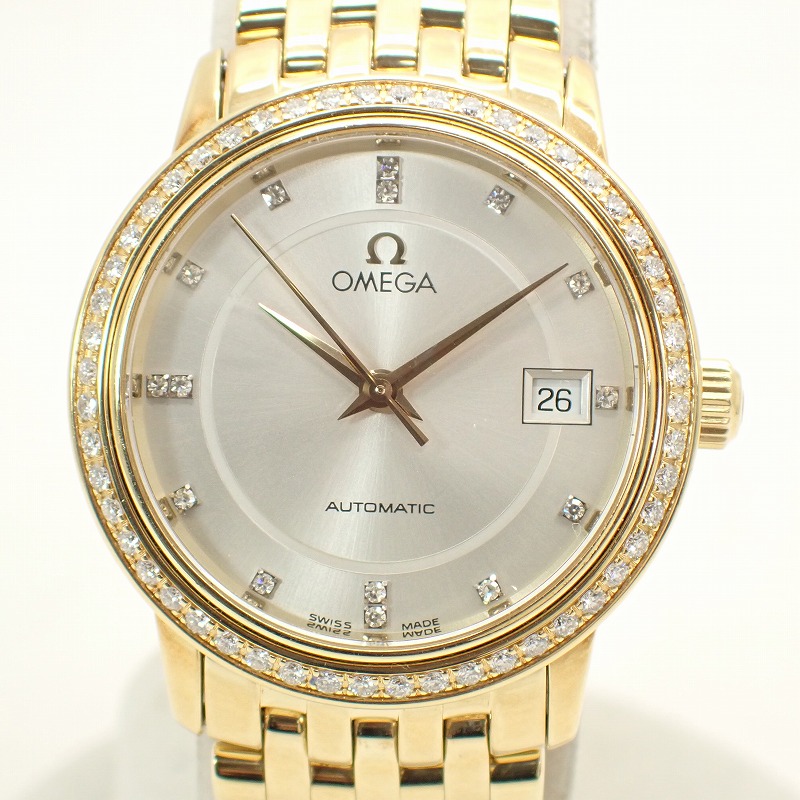 A♪美品♪OMEGA/オメガDeville/デビル プレステージ ゴールド 楽天市場】OMEGA オメガ DeVille デビル プレステージ 15Pダイヤ