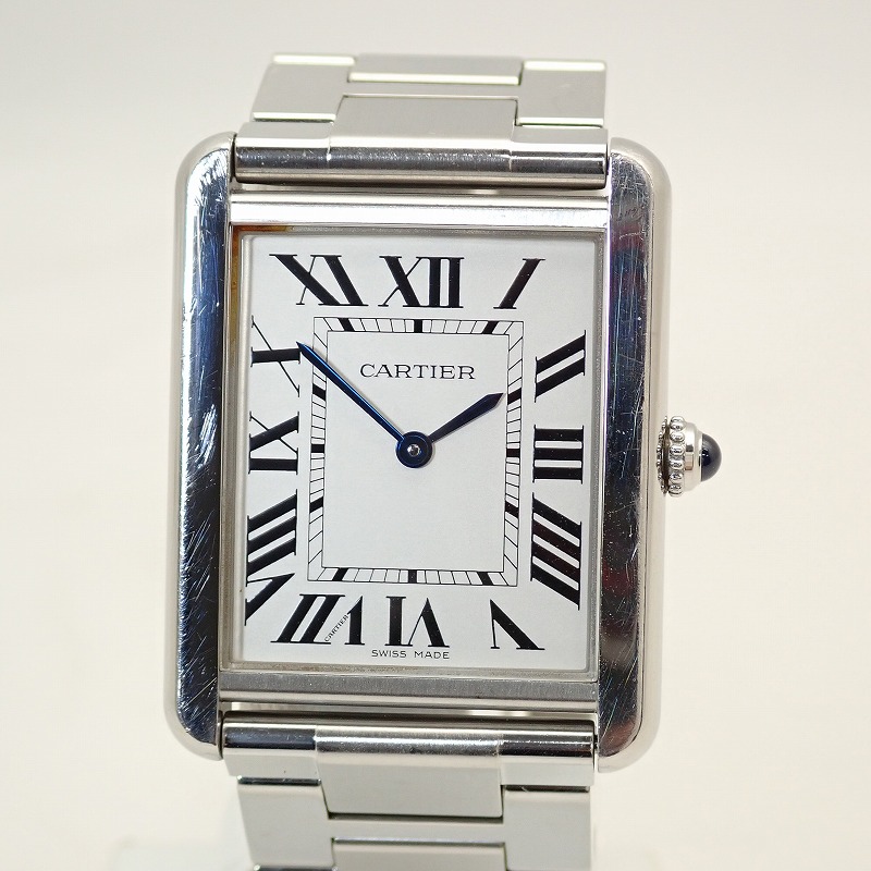 楽天市場】カルティエ【CARTIER】SSタンクソロLMメンズクォーツ