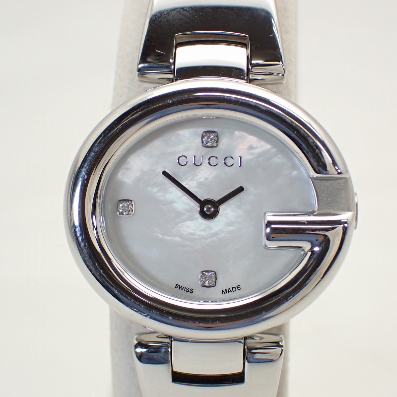 グッチ 139.5 シェル文字盤 ダイアモンド 3P クォーツ腕時計 ゴールド 楽天市場】【ウォッチ】 GUCCI グッチ ホースビット 3Pダイヤ