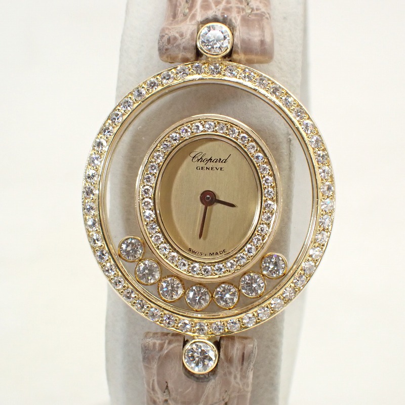 調整ピン付き ショパール K18YG 18金 ハッピーダイヤ 時計 5Pダイヤ 楽天市場】【ウォッチ】Chopard ショパール ハッピーダイヤ 5P