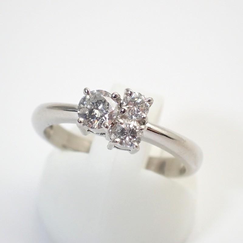 Pt900 ダイヤモンド 0.55ct プラチナ リング 13号 【中古】【ノンブランドジュエリー】【店長のおすすめ】