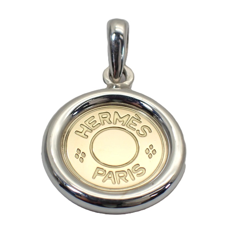 楽天市場】HERMES【エルメス】セリエ ペンダントトップ SV925×750YG