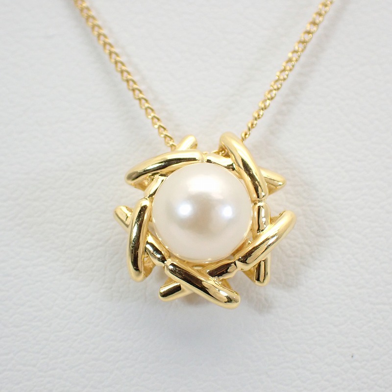 ティファニー【TIFFANY&Co.】750K18パールキスアラウンドネックレス【中古】|BestSelect HORIKOSHI