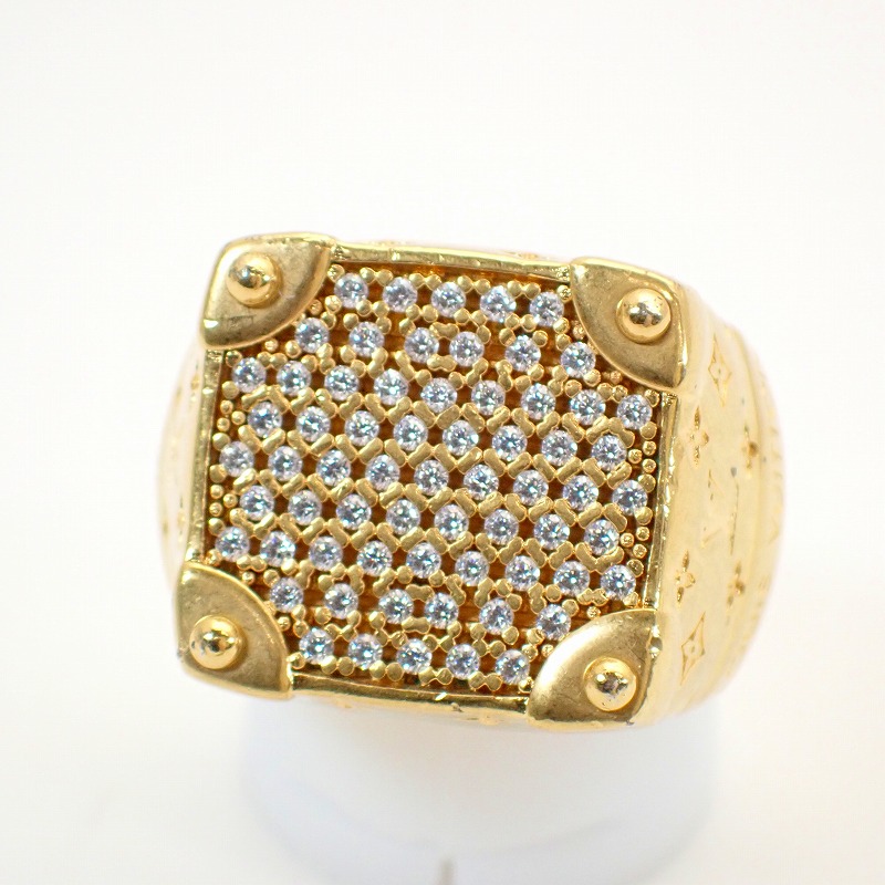 ルイ・ヴィトンLVロープパヴェリングサイズMメタル/ラインストーンゴールドカラー*M1543M【中古】ルイヴィトン【Louis Vuitton】|BestSelect HORIKOSHI