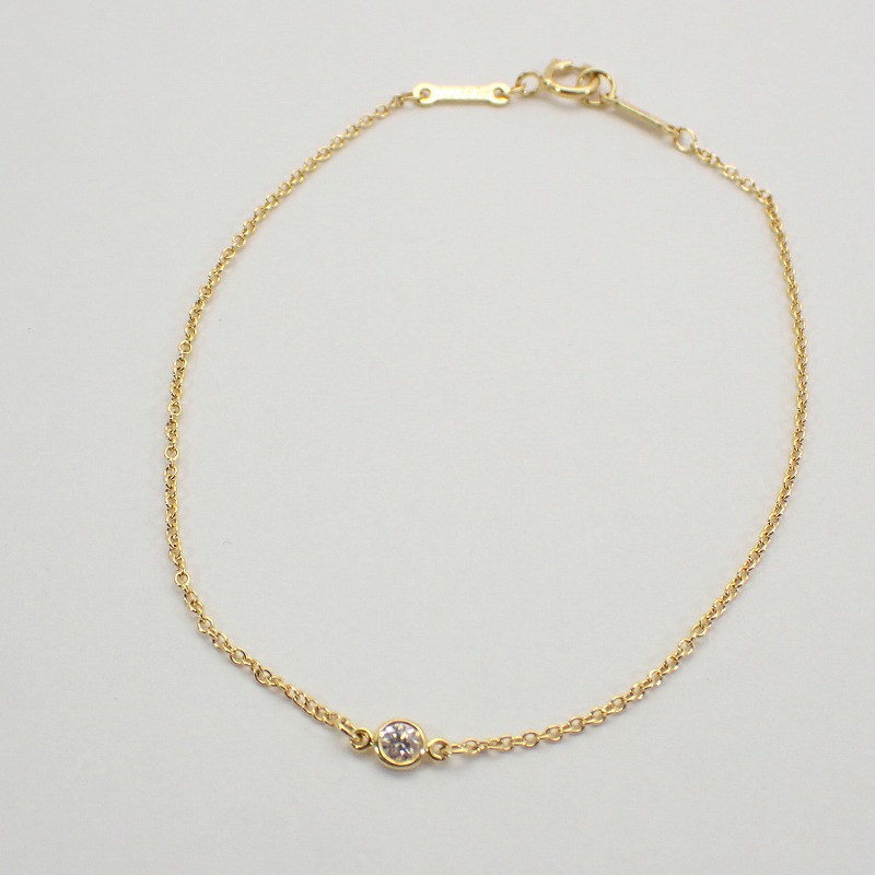 箱袋付き ティファニー 4.2mm バイザヤード ダイヤ ブレスレット Q32e 箱袋付き ティファニー 4.2mm バイザヤード ダイヤ ブレスレット Q32e