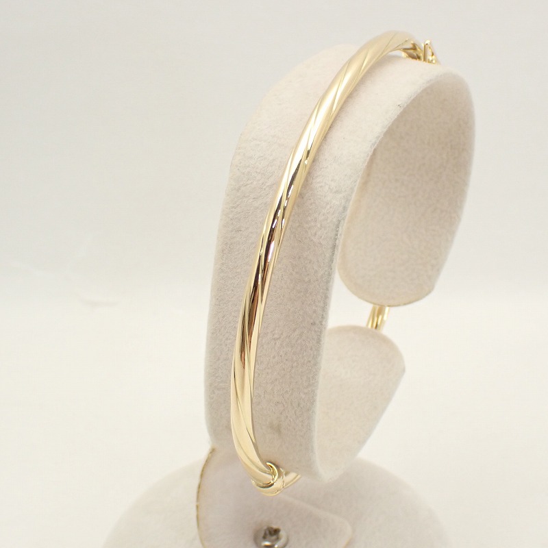華花さま専用 極美品★ウノアエレ K18 バングル イタリア製 ほぼ未使用 UNOAERRE/ウノアエレ K18イエロー＆ホワイト＆ピンクゴールド
