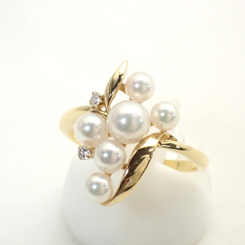 楽天市場】MIKIMOTO ミキモト パール リング 指輪 ベビーパール 12号