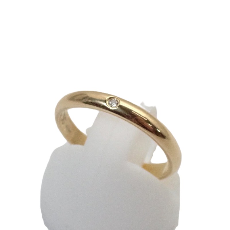 カルティエ【CARTIER】 750（K18YG） ダイヤ1P リング 51号 イエローゴールド 【中古】