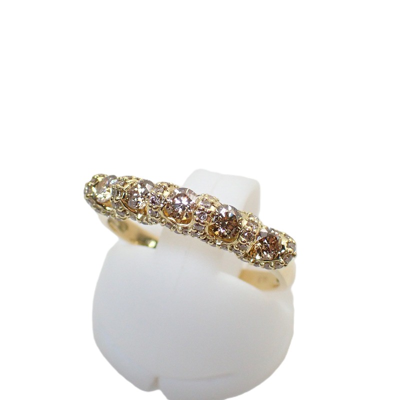 K18 ダイヤモンド 0.70ct イエローゴールド リング 13号 【中古】【ノンブランドジュエリー】【店長のおすすめ】