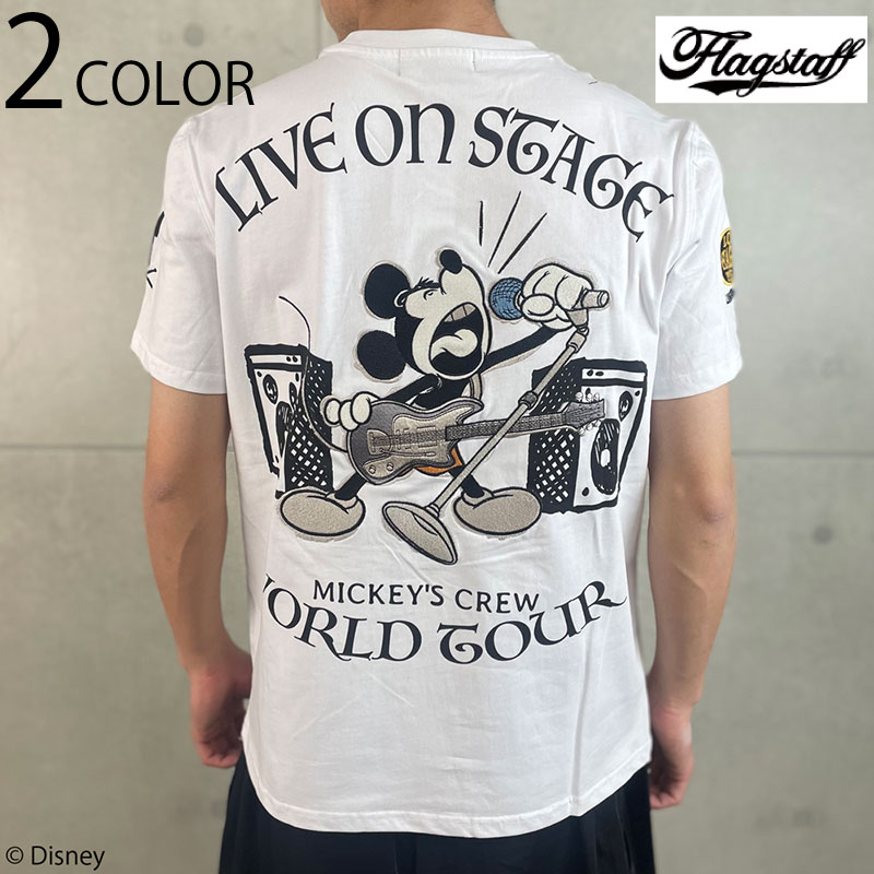 楽天市場】Mickey Mouse/ミッキーマウス 半袖Tシャツ FLAGSTAFF