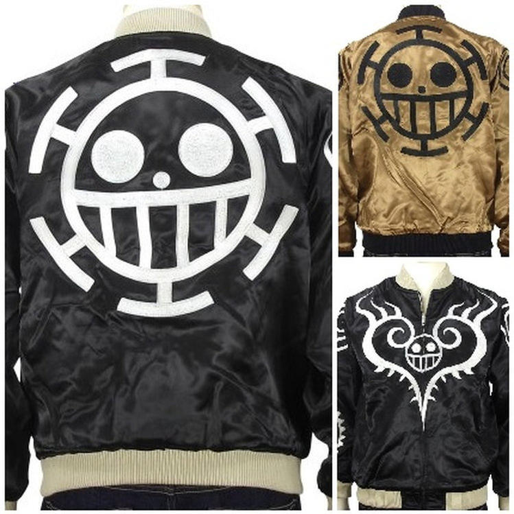 One Piece ワンピース トラファルガー ロー Sからxxl ワンピース ロー タトゥースカジャン Opsj 003 アメカジ アニメ Sからxxl 3l ｓｃｒｉｐｔ店 ワンピース スイッチプランニング