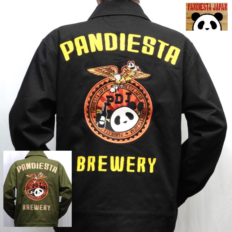 パンディエスタ PANDIESTA JAPAN ツイルワークジャケット 595202 パンダブルワリー アメカジ