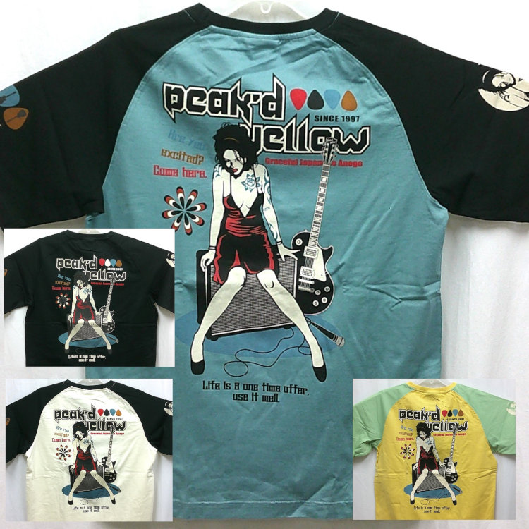ピークドイエロー 楽天市場】PEAK'D YELLOW ピークドイエロー半袖Tシャツ PYT-184