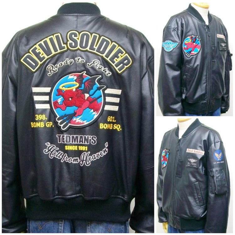 楽天市場】TEDCOMPANY エフ商会 TEDMANテッドマン レザーフライト