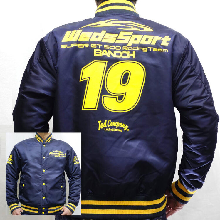 テッドマン TEDMAN×WEDS SPORT BANDOH中綿ナイロンブルゾン WSBNB-100 アメカジ モータースポーツ GT
