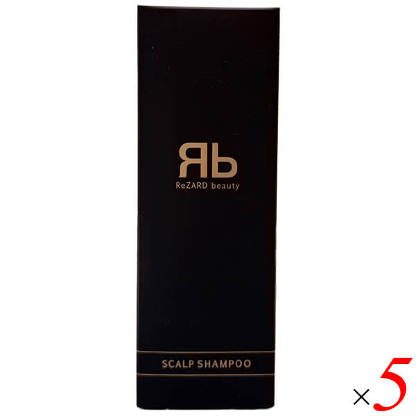 【4/20(月)限定！カードでポイント5倍！】ReZARD リザード beauty スカルプシャンプー 360ml 5本セット アミノ酸系 スカルプケア 地肌 ヘアケア ピロクトンオラミン配合