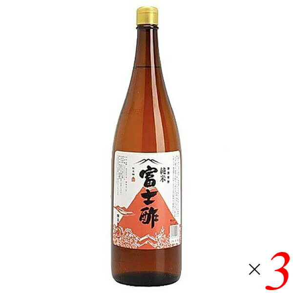 【4/15(水)限定！カードでポイント8倍！】お酢 米酢 純米酢 飯尾醸造 純米 富士酢 1.8L 3本セット