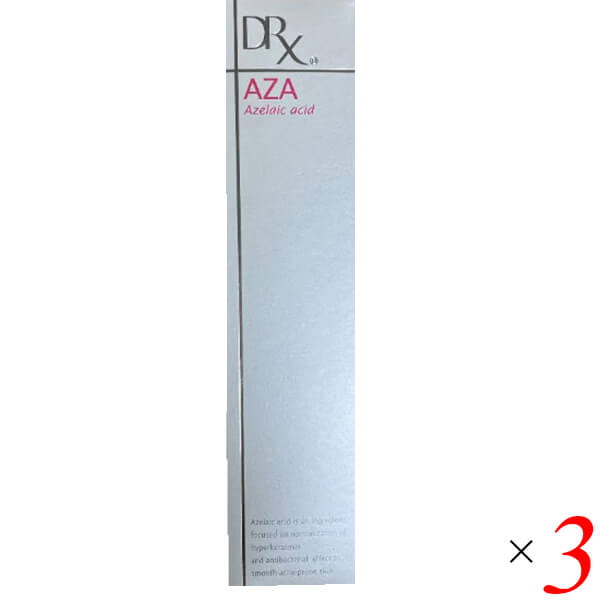 【sp】DRX AZAクリア　ロート製薬　アゼライン酸　3本セット 楽天市場】ディーアールエックス AZAクリア 15g 3個セット