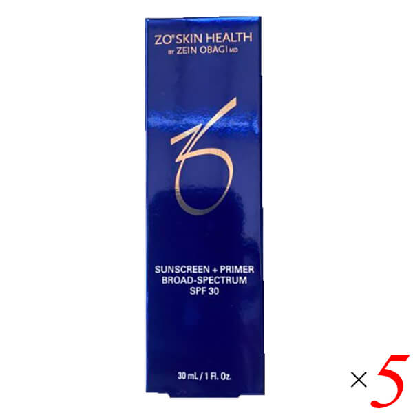 【マラソン限定！ポイント2倍！】ゼオスキン サンスクリーン プラスプライマー SPF30（PA+++）30ml 5本セット 送料無料