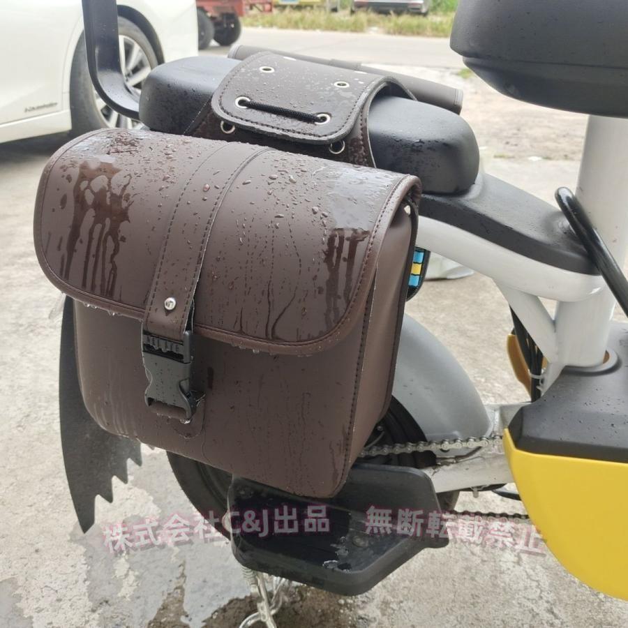 バイクサイドバッグ 防水 2個セットC&J（株)2-ツールバッグ ツーリング用 サドルバッグ ダークブラウン 左右セット 収納力 アウトドア｜B ショップ3店