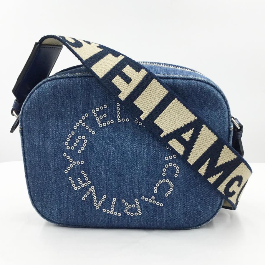 【中古】ステラマッカートニー 御徒面子 STELLA McCARTNEY ステラマッカートニーロゴ 700072 W8642 ショルダーバッグ 内袋付 148917