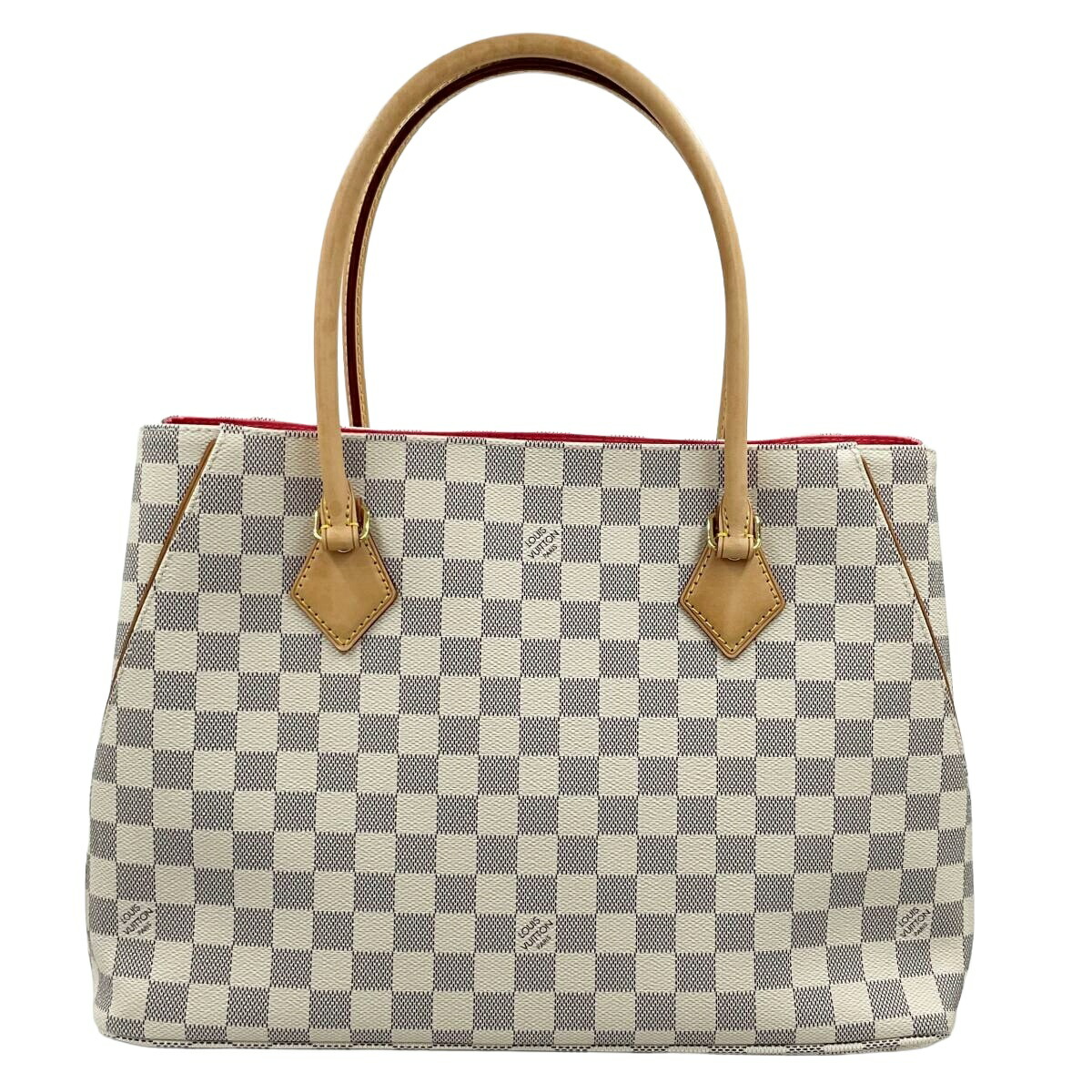 【中古】ルイ・ヴィトン 御徒面子 LOUIS VUITTON カルヴィ N41449 トートバッグ ダミエ・アズール 内袋付 148553