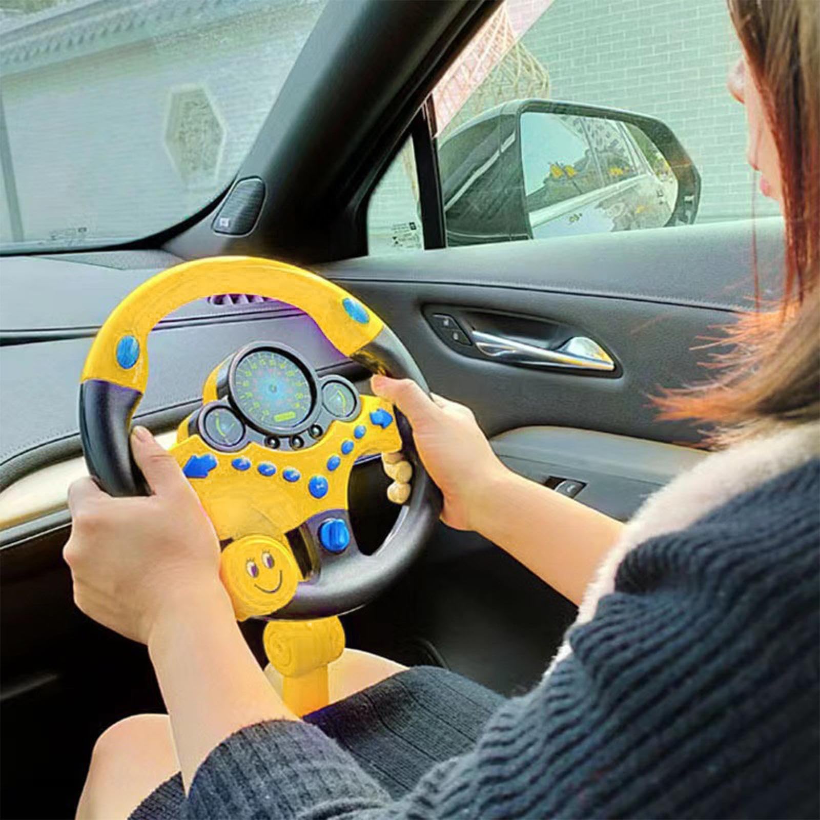タブルドライビングコントローラー、幼児/子供の早期教育ギフトシミュレーション ポータブル ドライビング コントローラー 幼児用音楽\u0026amp;サウンドおもちゃ 教育ギフト 男の子、女の子向け