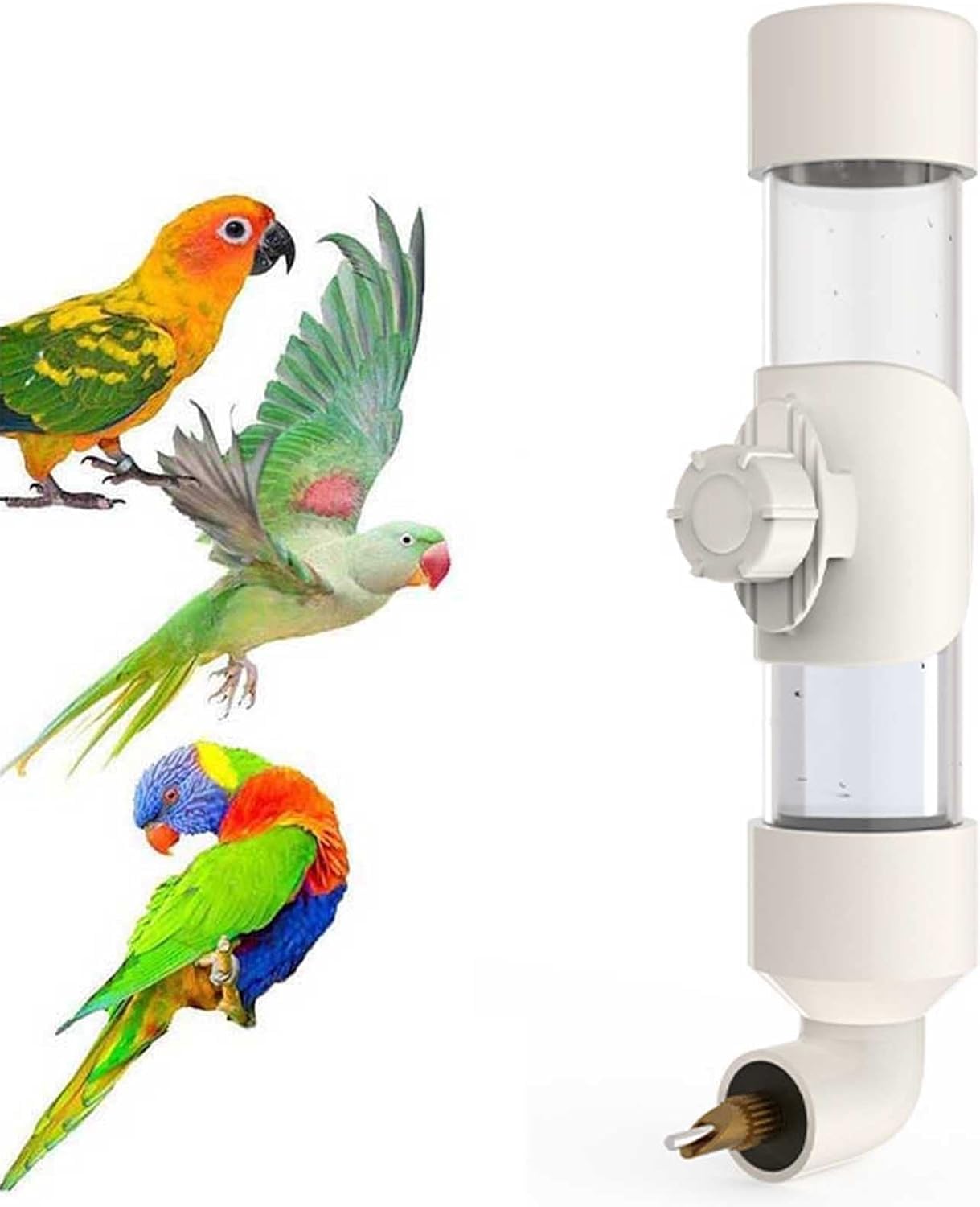 愛玩動物水器 小毛の荒物 水呑み 鳥 フィーダー 大電気容量 伏せ篭外後ばらいお水壜 鳥* アクリル樹脂製 文鳥 インコ 餌入れ 水さし 水呑み鳥 鳥の鳥小屋 撃針図案化 目こぼし押しとどめる お留守番 オウム真理教 ハムスター うさぎ チンチラ用 愛玩動物属具220/250  (-220,白いこと) その他-花・ガーデン・DIY