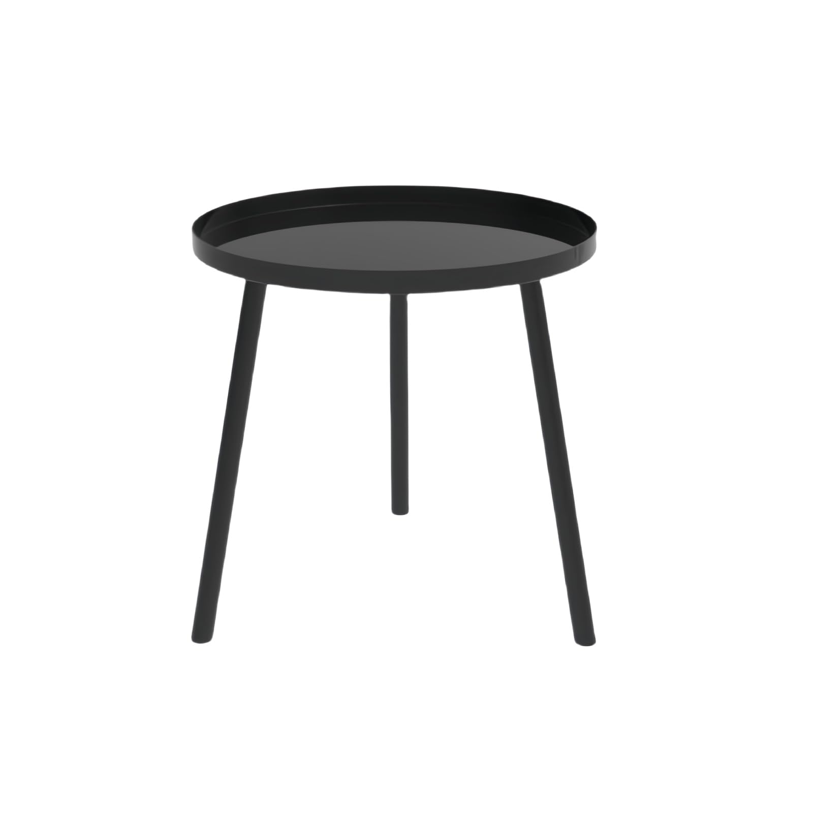 サイドテーブル 丸型 30&times;30cm 金属製 | ベッドサイド・リビング・小空間に最適 | 軽量・組立簡単・多機能エンドテーブル（金） (45x45cm,ゴールド)｜BSマーケット