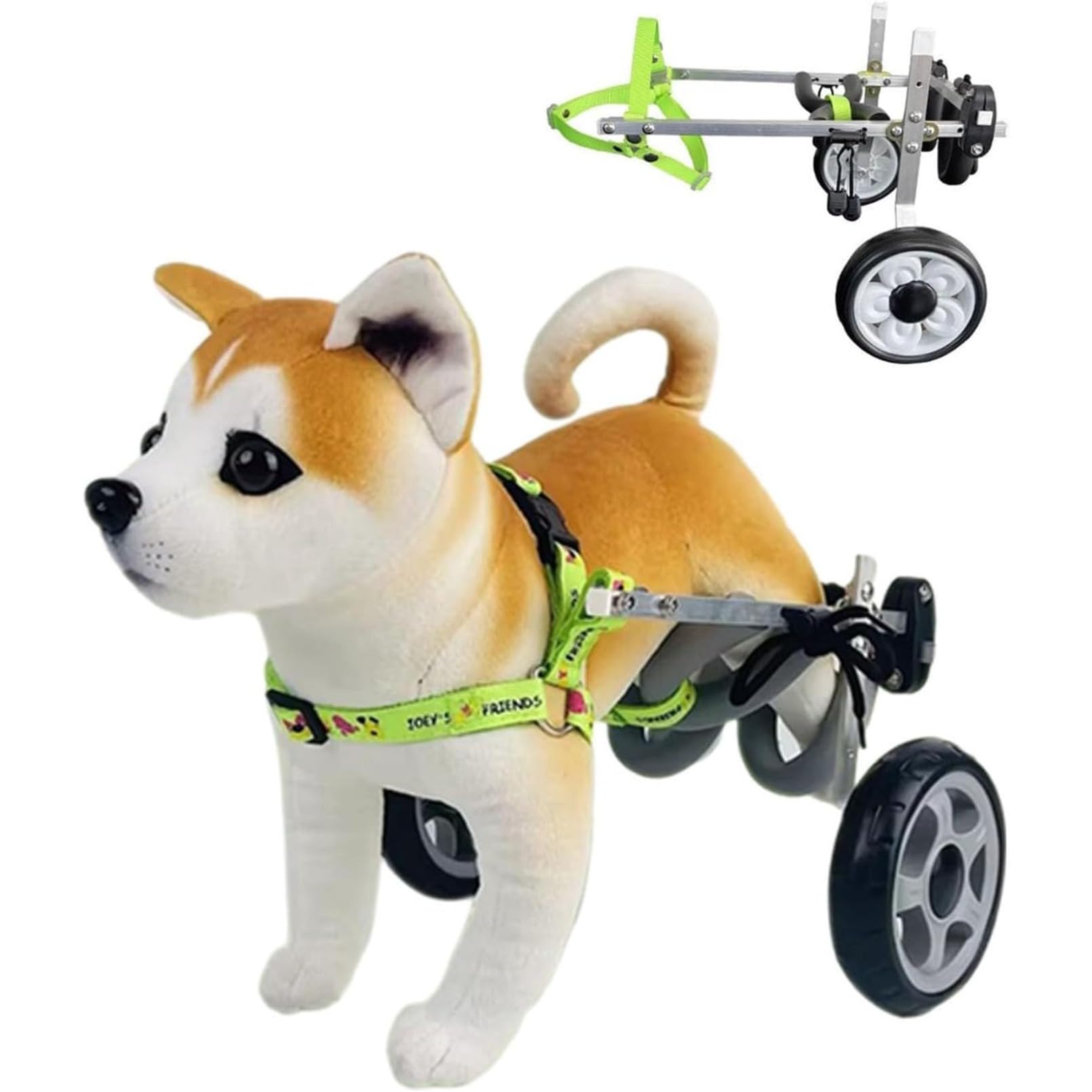 犬用車いす うしろ足用の手足まといのある犬用車いす、 小型/中型犬用拷問台付き添い人繰出し器、 金属元素製の犬のモビリティ 手押し車助けること具, 愛玩動物の社会復帰手道具 (Size : Size XS Widen) (XS)
