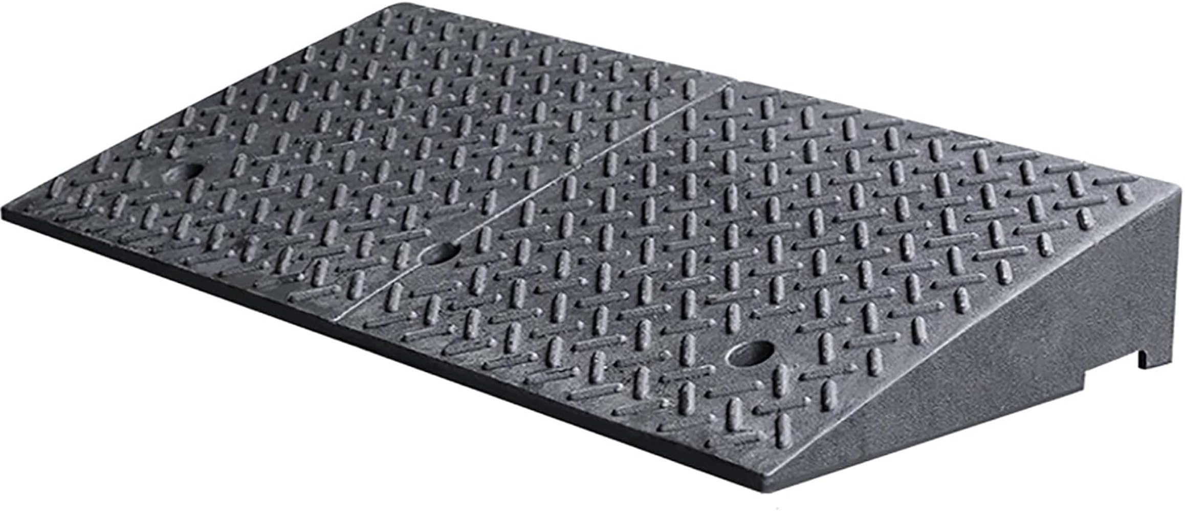 ランプマット道路歯ステップマット敷居家庭用ゴム道端スロープ車上り坂マット登りマットスピードバンプ (100*50*8cm)|BSマーケット
