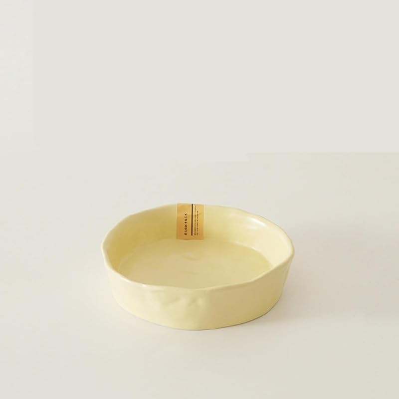 お皿 食器 ケーキ皿 パン皿 おしゃれ かわいい カフェ風 取り皿 朝食 パン サラダ パンケーキ おかず皿 プレート 料理皿 誕生日 クリスマス パーティー 装飾的 朝食 お料理 北欧風 洋風 耐久性 カフェ風 丸型 (8inch*1,B)