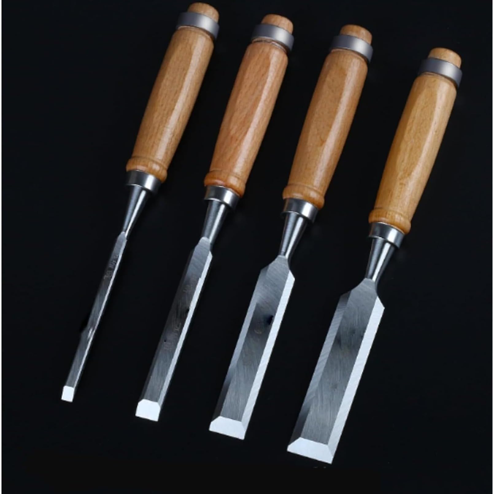 手作り平隠翅目 4点仕掛ける 大工仕事隠翅目 飛騨工 DIY 手道具 木彫り隠翅目 大工仕事手道具 溝切り 切り調える 面取り 木彫りなど 4点仕掛ける (6/8/10/12粍)
