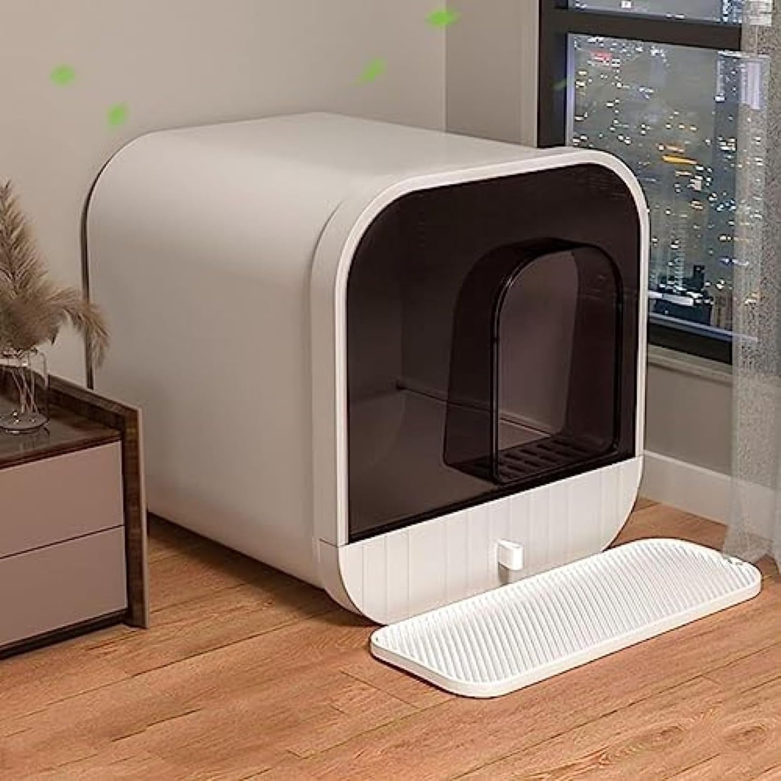 猫トイレ ドーム型 大型 猫用トイレ本体 システム 引き出し式 猫砂飛散防止 掃除簡単 キャットトイレ 密閉型 ドア付き 抗菌防臭 猫用品 おしゃれ 抗菌防臭 (ホワイト)｜BSマーケット 10,327円