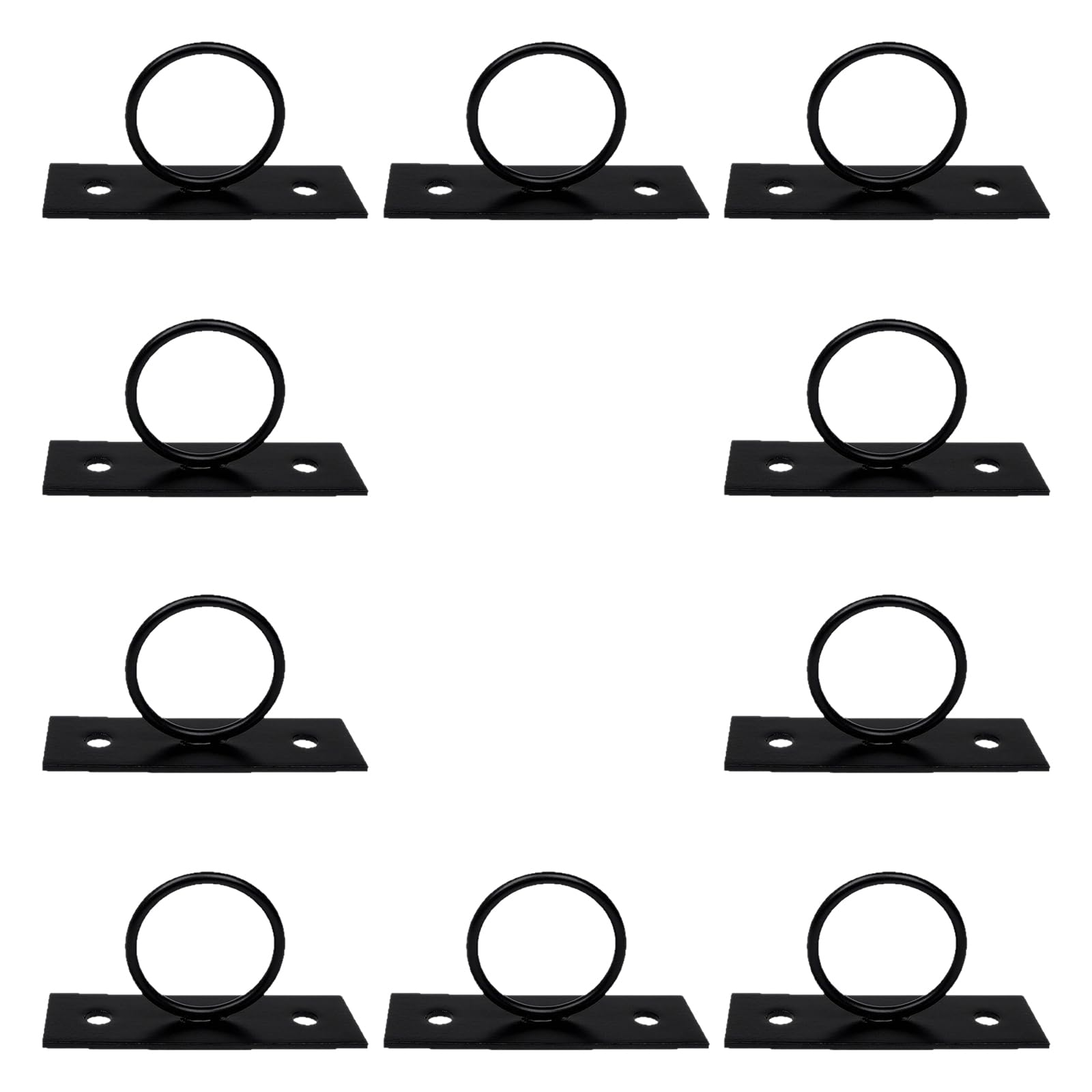 10 分割 簡単に取り付けられるフープ固定具 事前の穴あけは必要ありません ネジと温度制御が含まれており、さまざまな用途に素早く配置できます。セキュリティ所有者｜BSマーケット