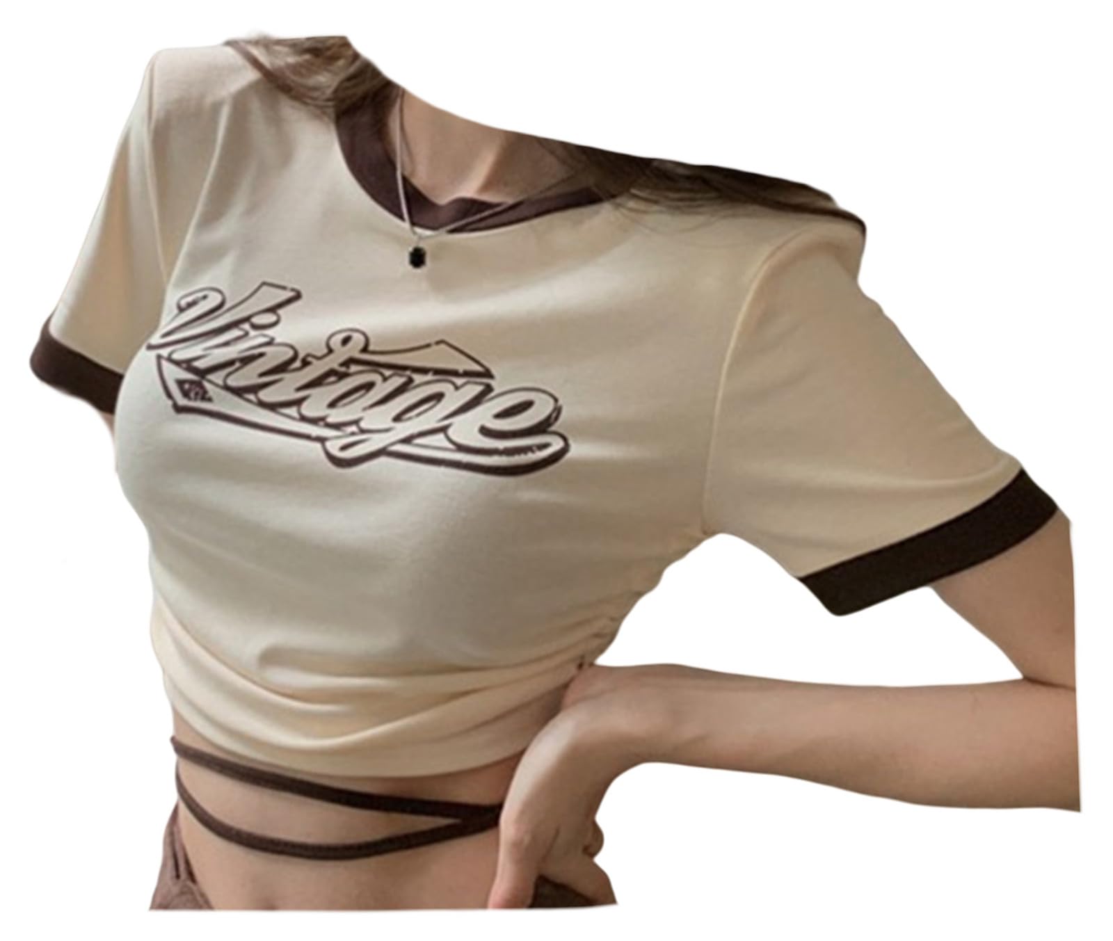 [] プルオーバー トップス 半袖プルオーバー 半袖プルオーバー 小っちゃいプルオーバー 夏服 ティーシャツ 夏トップス レディーストップス ラウンドのど首 英語の飾り付け お臍出し か細い相応う 着痩せ 色っぽい 心地好い 自己同一性的 流行り物 分かりやすい 日常着 日用品雑貨・文房具・手芸-その他